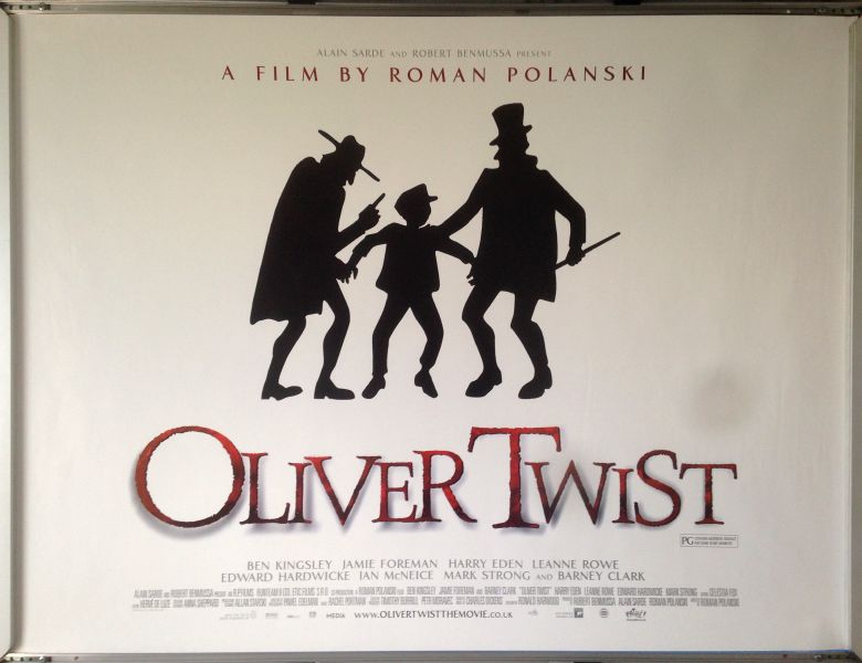 Cinema Poster: OLIVER TWIST 2005 (Advance Quad) Ben Kingsley Mark Strong