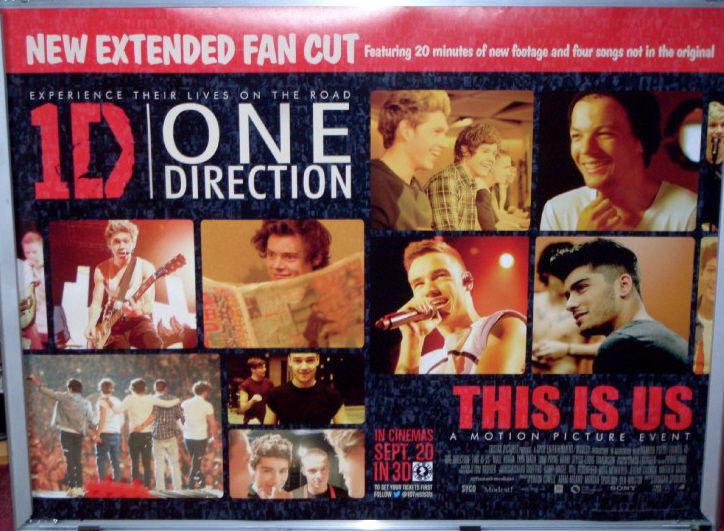 ONE DIRECTION THIS IS US: UK Quad Film Poster
