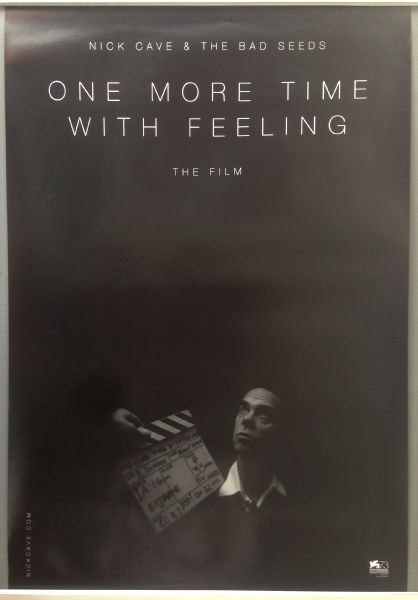 Cinema Poster: ONE MORE TIME WITH FEELING 2016 (One Sheet) Nick Cave & The Bad Seeds