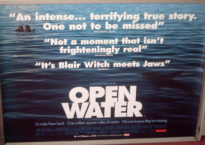 OPEN WATER: UK Quad Film Poster