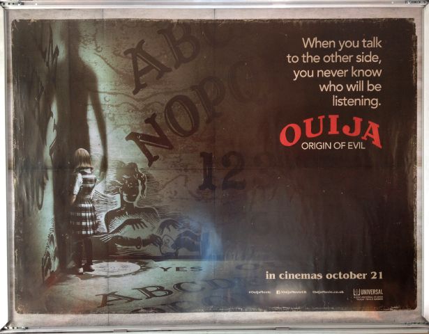 Cinema Poster: OUIJA 2016 (Quad) Elizabeth Reaser Henry Thomas Doug Jones