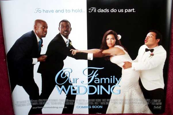 OUR FAMILY WEDDING: Main UK Quad Film Poster