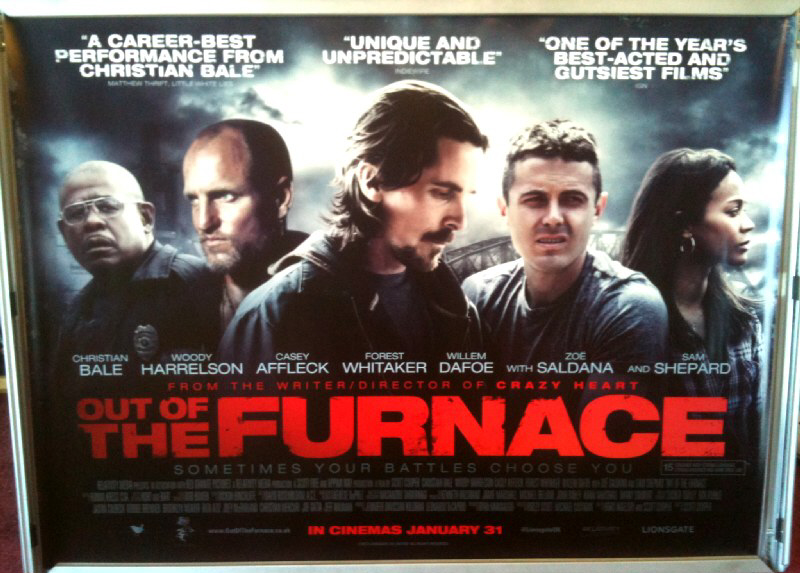 OUT OF THE FURNACE: UK Quad Film Poster