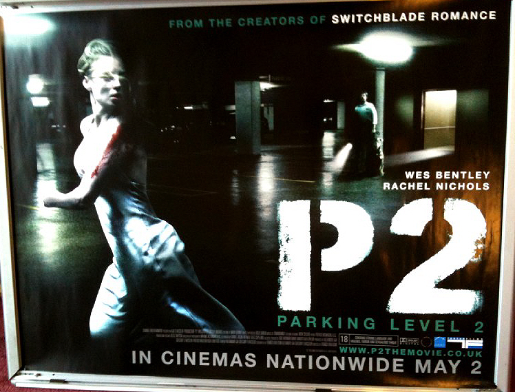 P2 PARKING LEVEL 2: Main UK Quad Film Poster