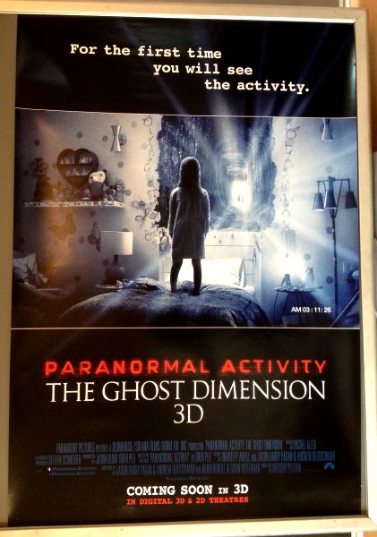 Cinema Poster: PARANORMAL ACTIVITY GHOST DIMENSION 2015 (One Sheet)