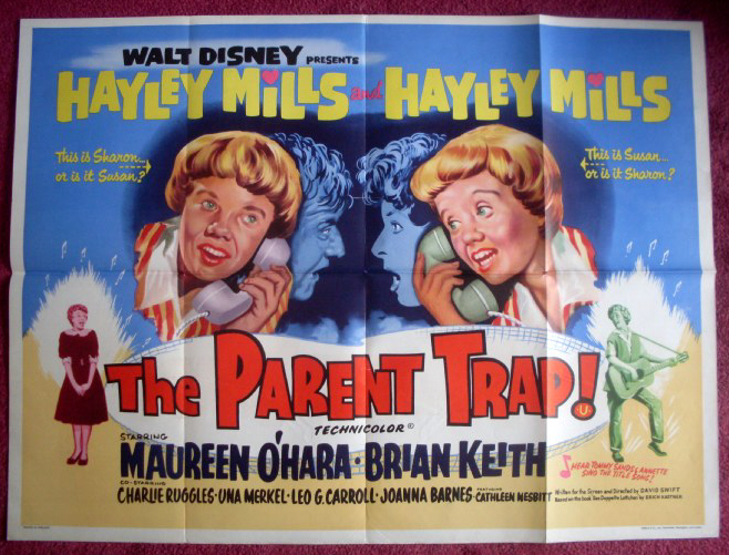 PARENT TRAP: UK Quad Film Poster PARENT TRAP: UK Quad Film Poster