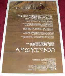 A PASSAGE TO INDIA: Review One Sheet Film Poster