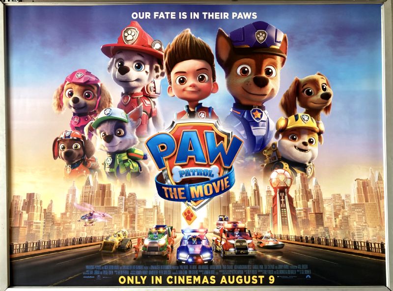 Cinema Poster: PAW PATROL THE MOVIE 2021 (Quad) Kim Kardashian Jimmy Kimmel
