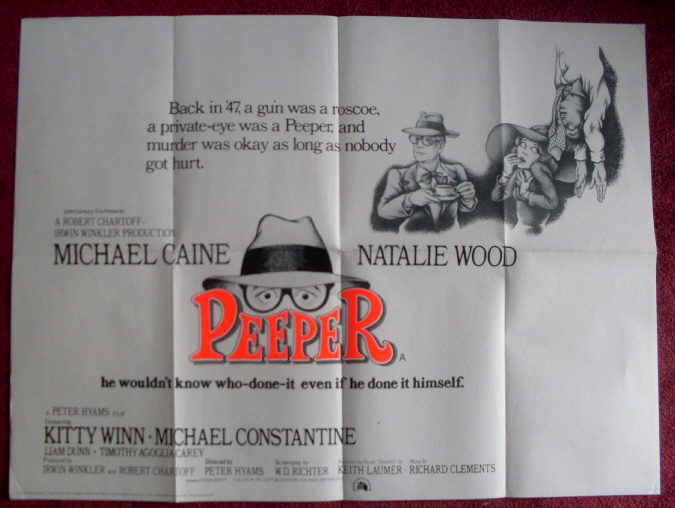 PEEPER: UK Quad Film Poster PEEPER: UK Quad Film Poster