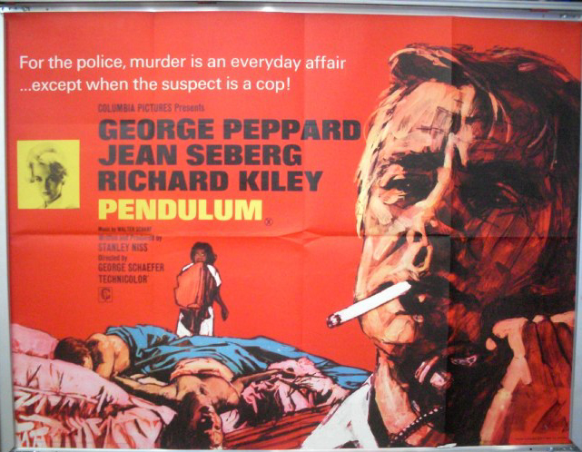 Cinema Poster: PENDULUM 1969 (Quad) George Peppard Jean Seberg Richard Kiley