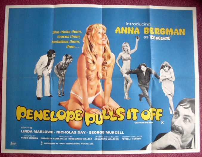 PENELOPE PULLS IT OFF: UK Quad Film Poster