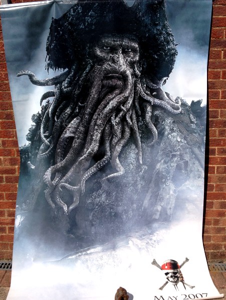 PIRATES OF THE CARIBBEAN AT WORLD'S END: Banner - Davy Jones PIRATES OF THE CARIBBEAN AT WORLD'S END: Banner - Davy Jones