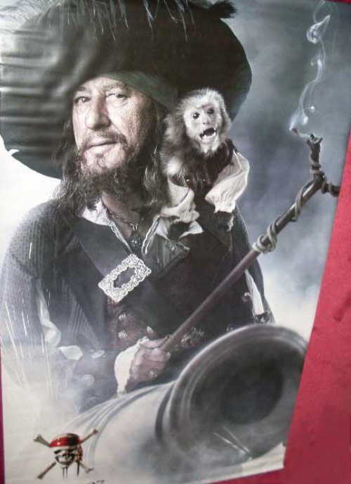 PIRATES OF THE CARIBBEAN AT WORLD'S END: Banner - Barbosa PIRATES OF THE CARIBBEAN AT WORLD'S END: Banner - Barbosa