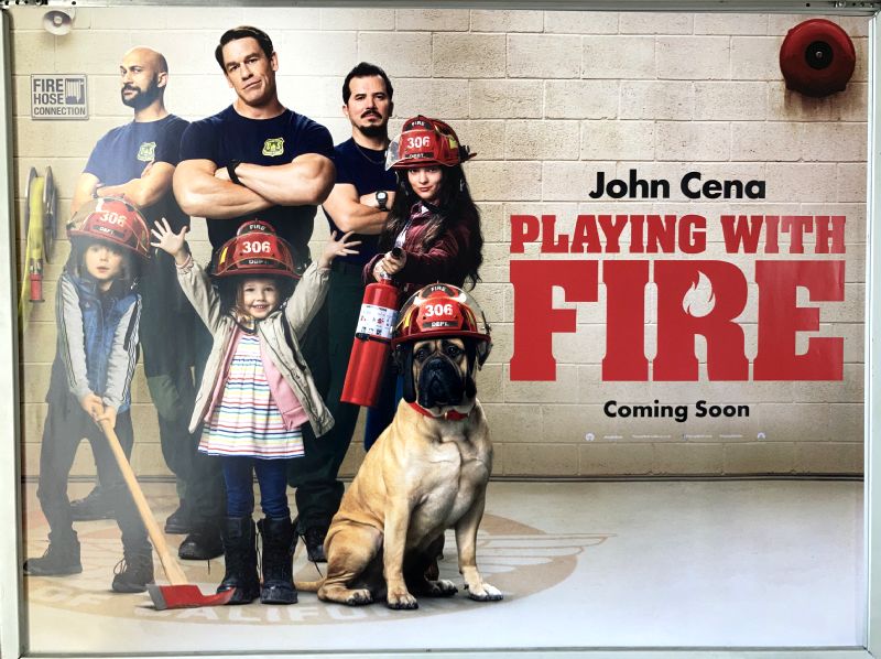 Cinema Poster: PLAYING WITH FIRE 2019 (Quad) John Cena John Leguizamo