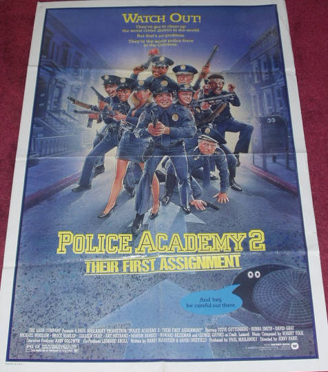 POLICE ACADEMY 2 THEIR FIRST ASSIGNMENT: Main One Sheet Film Poster