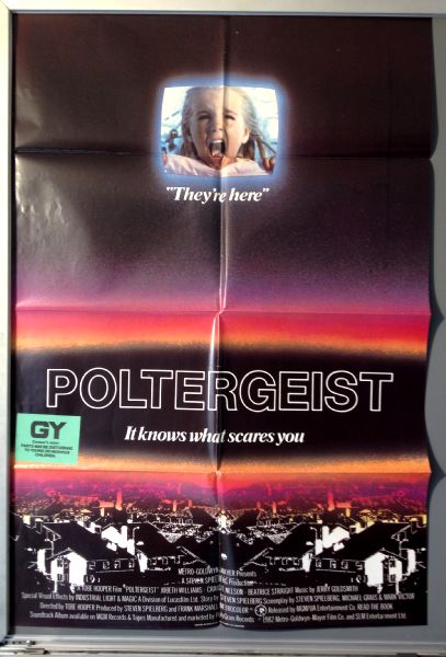 Cinema Poster: POLTERGEIST 1980 (UK One Sheet) Tobe Hooper Craig T. Nelson