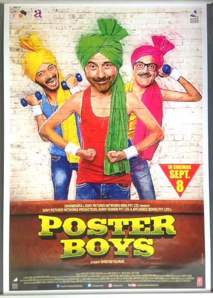 Cinema Poster: POSTER BOYS 2017 (One Sheet) Sunny Deol Bobby Deol