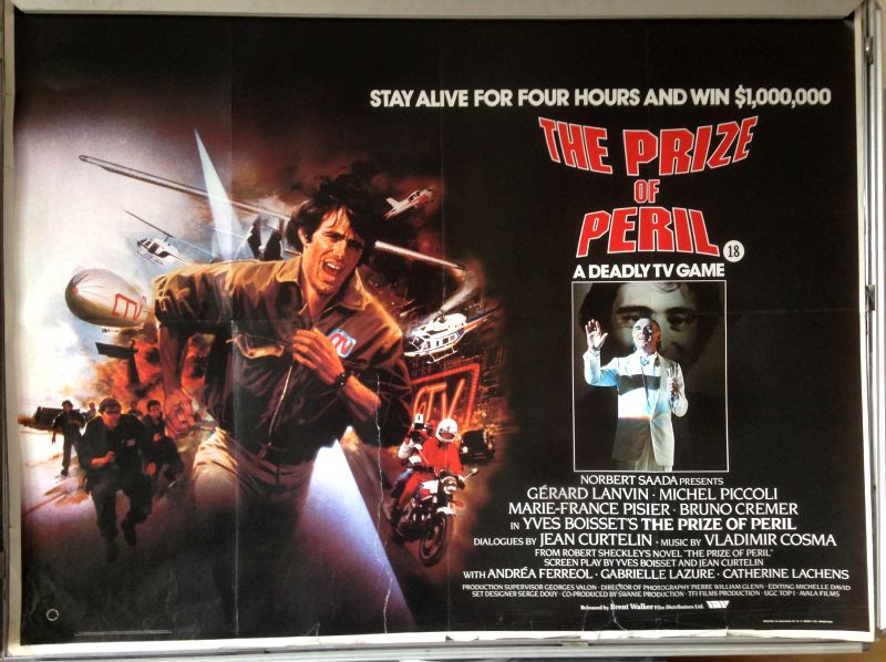 Cinema Poster: PRIZE OF PERIL, THE 1983 (Quad) Gérard Lanvin Michel Piccoli Cinema Poster: PRIZE OF PERIL, THE 1983 (Quad) Gérard Lanvin Michel Piccoli