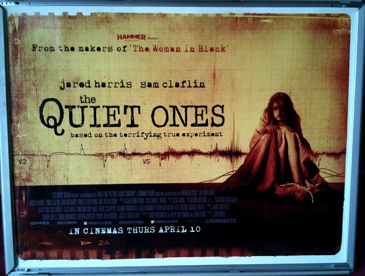 QUIET ONES, THE: Yellow UK Quad Film Poster
