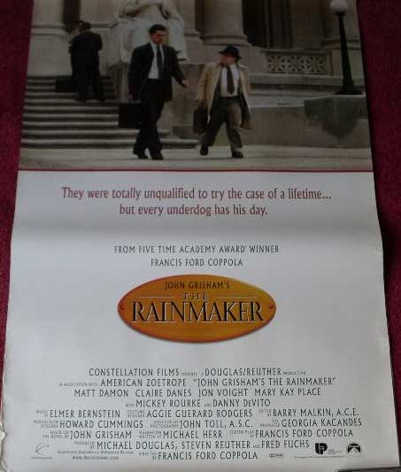 RAINMAKER, THE: Main One Sheet Film Poster
