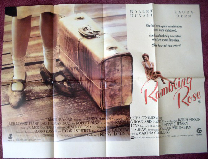 RAMBLING ROSE: UK Quad Film Poster