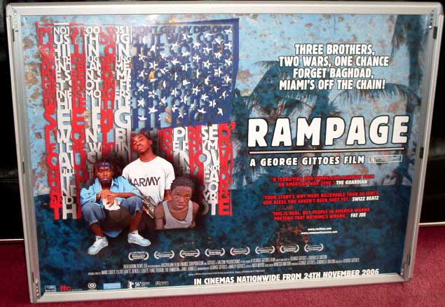 RAMPAGE: UK Quad Film Poster