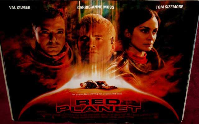 RED PLANET: Main UK Quad Film Poster