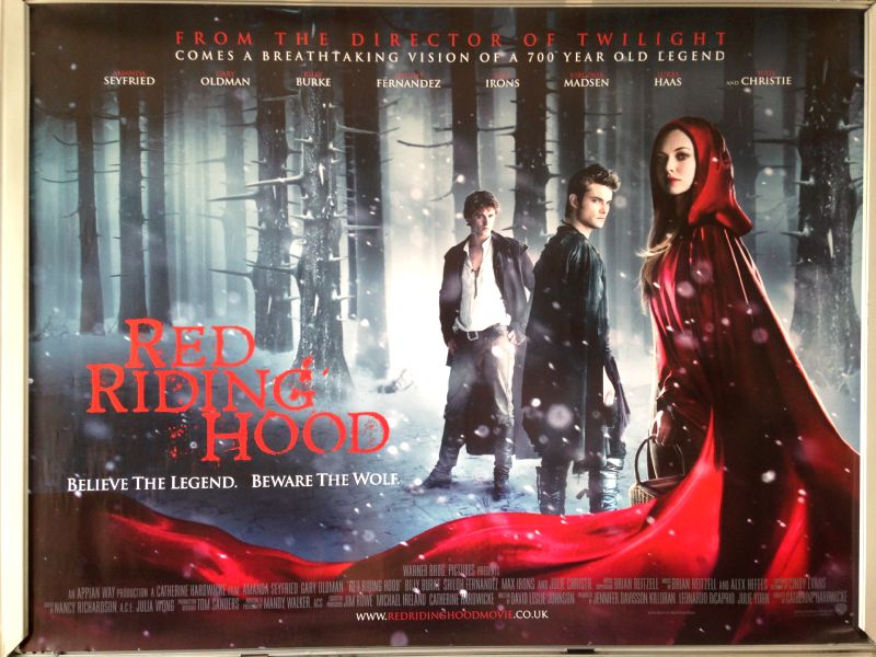 Cinema Poster: RED RIDING HOOD 2011 (Main Quad) Amanda Seyfried Lukas Haas