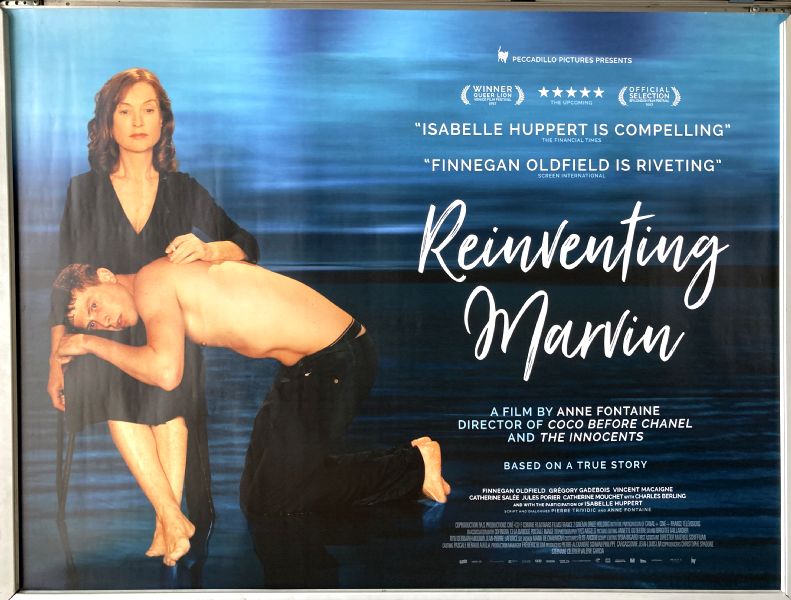 Cinema Poster: REINVENTING MARVIN 2017 (Blue Quad) Finnegan Oldfield