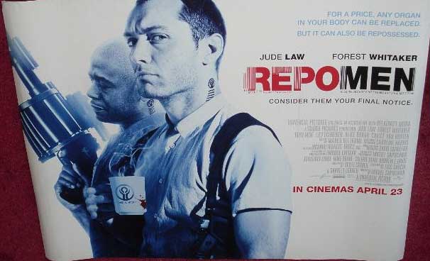 REPO MEN: Main UK Quad Film Poster
