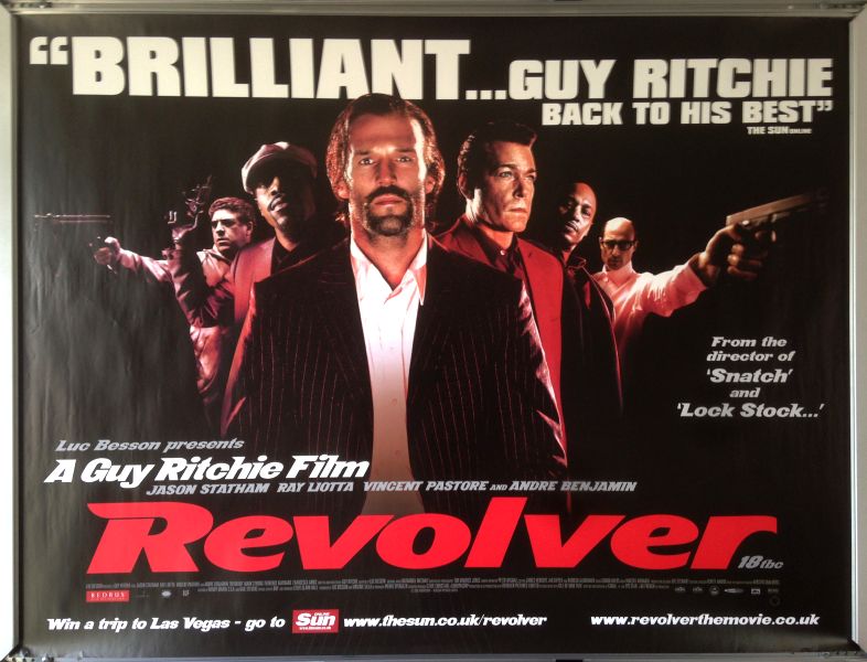 Cinema Poster: REVOLVER 2005 (Quad) Jason Statham Ray Liotta André Benjamin Cinema Poster: REVOLVER 2005 (Quad) Jason Statham Ray Liotta André Benjamin