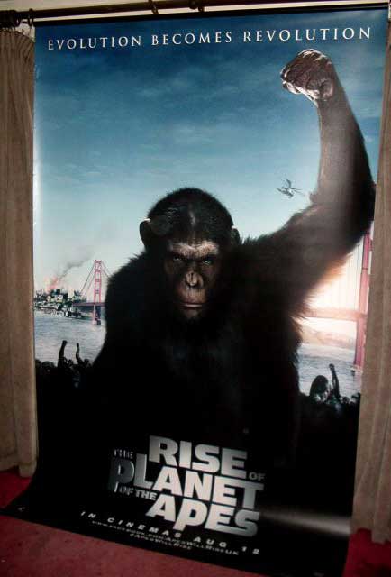 RISE OF THE PLANET OF THE APES: Promotional Cinema Banner