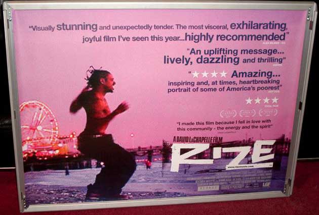 RIZE: UK Quad Film Poster