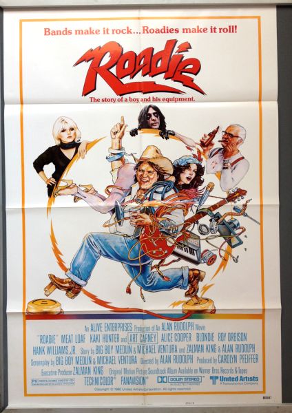 Cinema Poster: ROADIE 1980 (US One Sheet) Meat Loaf Alice Cooper Debbie Harry