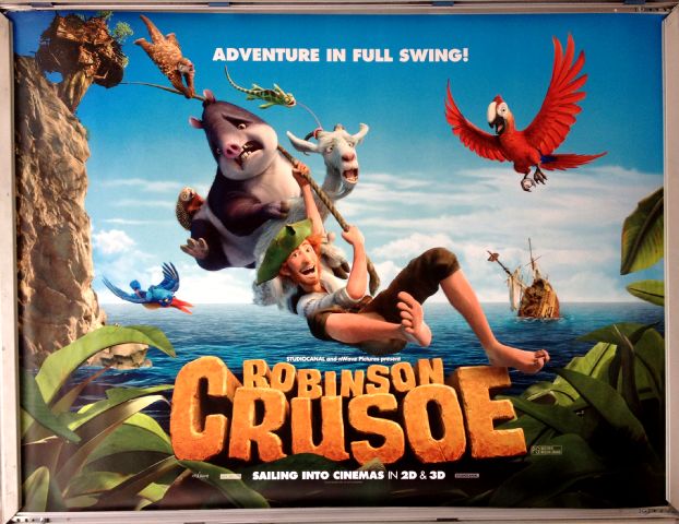 Cinema Poster: ROBINSON CRUSOE 2016 (Quad) AKA The Wild Life
