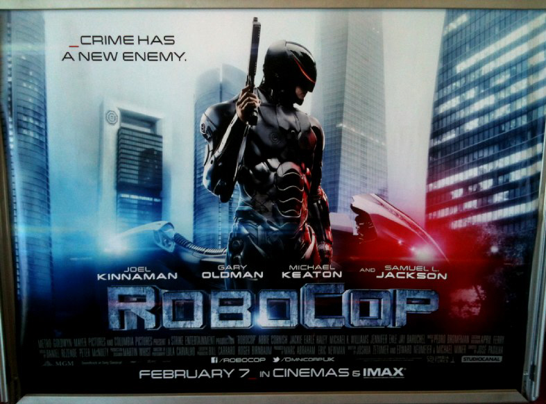 ROBOCOP (2014): UK Quad Film Poster