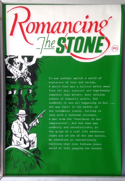 Cinema Poster: ROMANCING THE STONE 1984 (Double Crown V2) Michael Douglas Cinema Poster: ROMANCING THE STONE 1984 (Double Crown V2) Michael Douglas