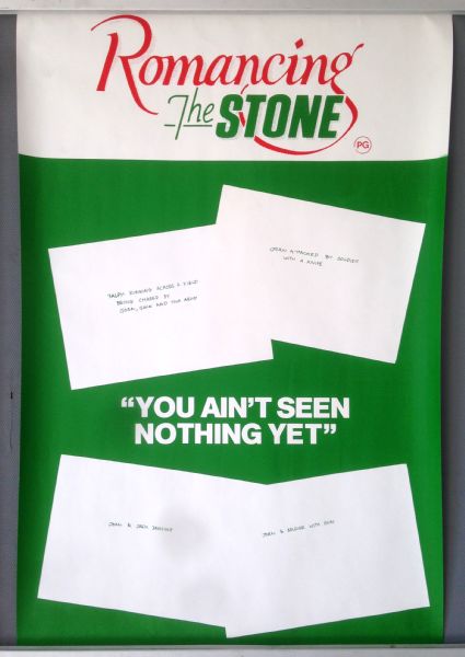 Cinema Poster: ROMANCING THE STONE 1984 (Double Crown V4) Michael Douglas Cinema Poster: ROMANCING THE STONE 1984 (Double Crown V4) Michael Douglas