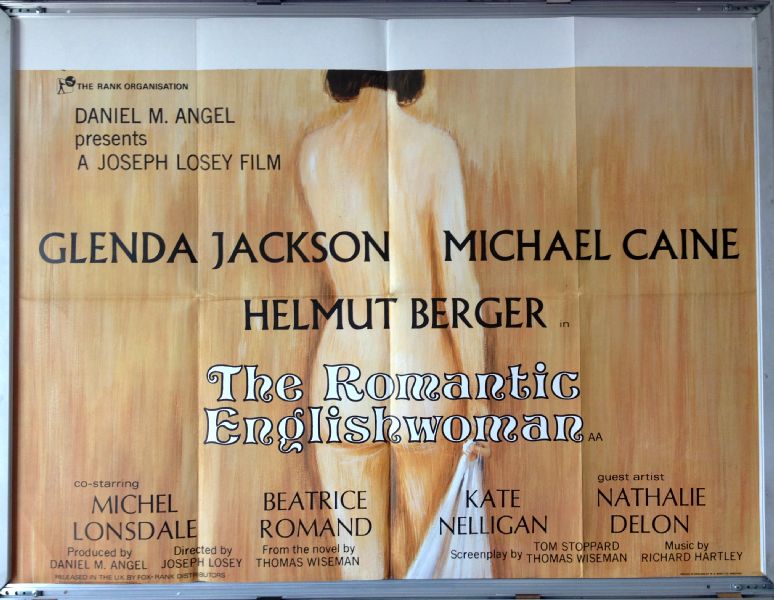 Cinema Poster: ROMANTIC ENGLISHWOMAN 1975 (Quad) Michael Caine Glenda Jackson 