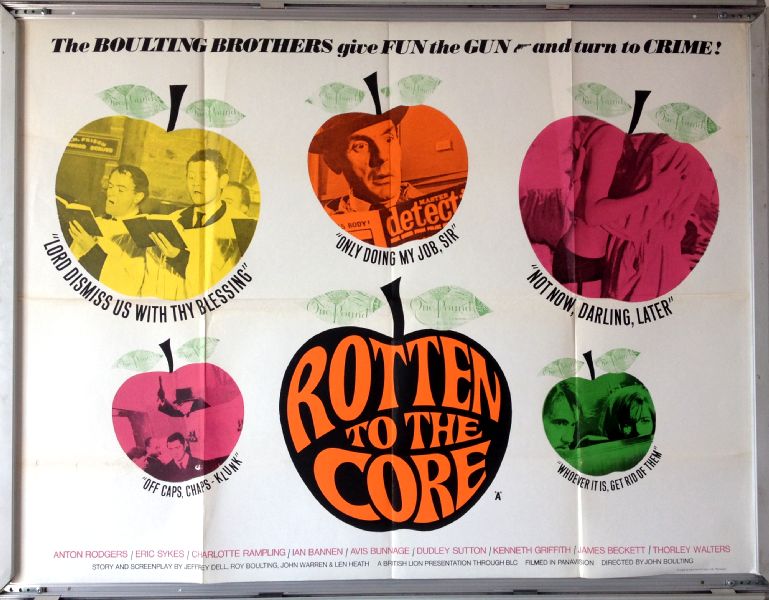 Cinema Poster: ROTTEN TO THE CORE 1965 (Quad) Anton Rodgers Eric Sykes 