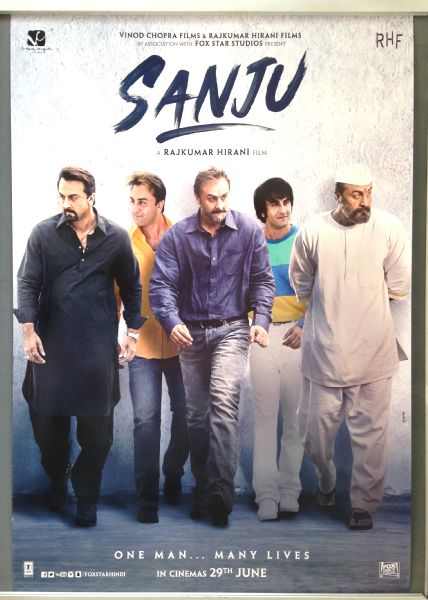 Cinema Poster: SANJU 2018 (One Sheet) Ranbir Kapoor Paresh Rawal Manisha Koirala