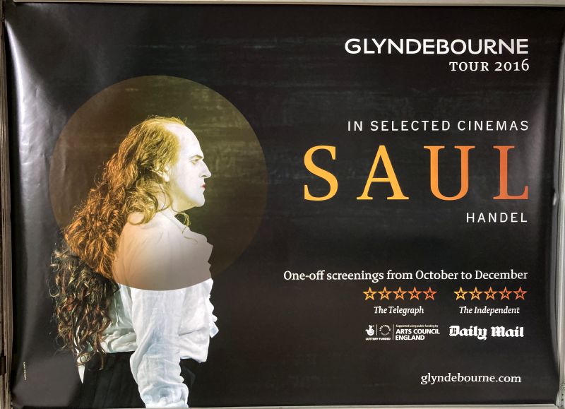 Cinema Poster: SAUL GLYNDEBOURNE TOUR 2016 (Quad) Barrie Kosky