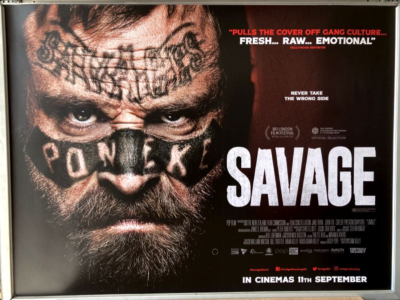Cinema Poster: SAVAGE 2019  (Quad) Jake Ryan John Tui Chelsie Preston Crayford