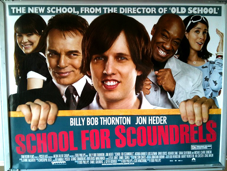SCHOOL FOR SCOUNDRELS: Main UK Quad Film Poster