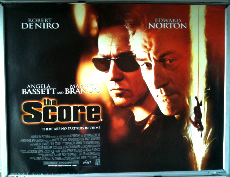 SCORE, THE: Main UK Quad Film Poster SCORE, THE: Main UK Quad Film Poster