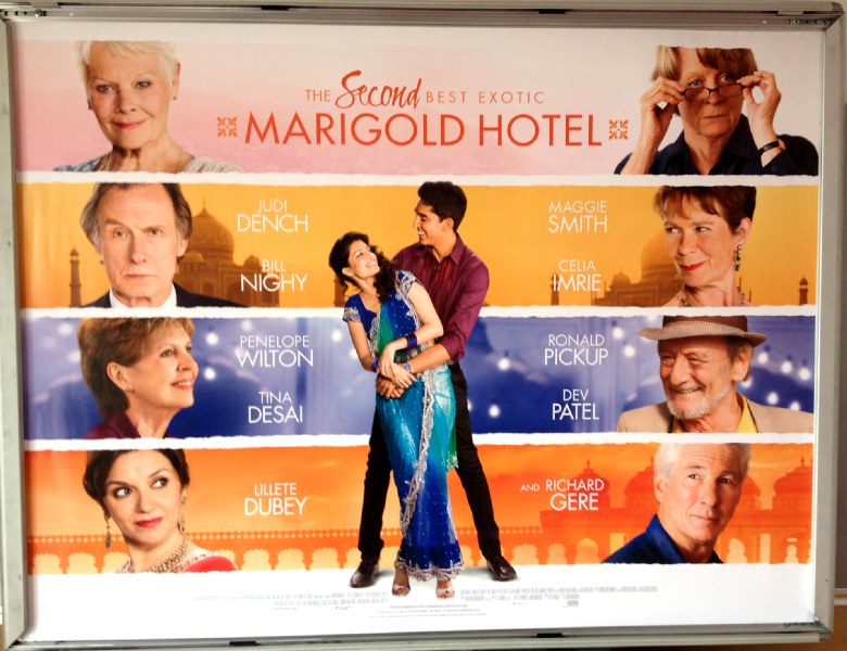Cinema Poster: SECOND BEST EXOTIC MARIGOLD HOTEL 2015 (Quad) Maggie Smith