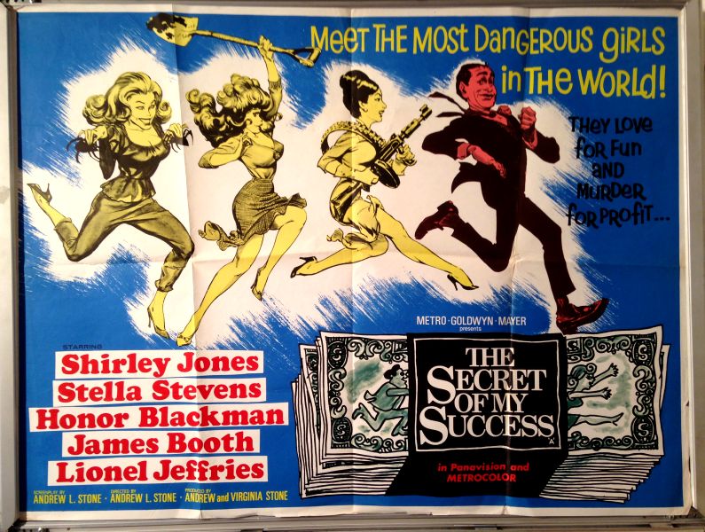 Cinema Poster: SECRET OF MY SUCCESS, THE 1965 (Quad) Honor Blackman