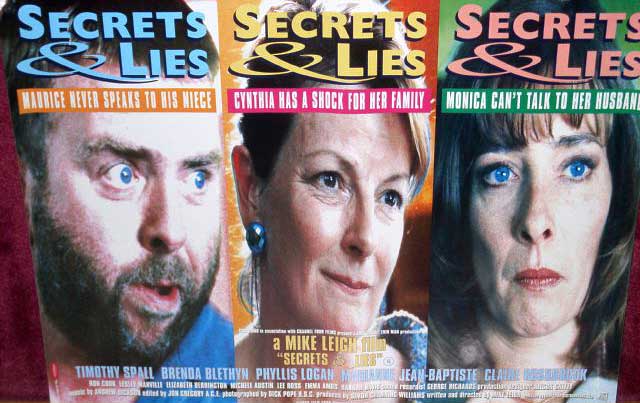 SECRETS & LIES: Main UK Quad Film Poster