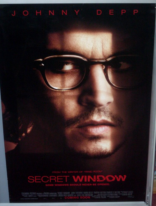 SECRET WINDOW: Main UK Quad Film Poster