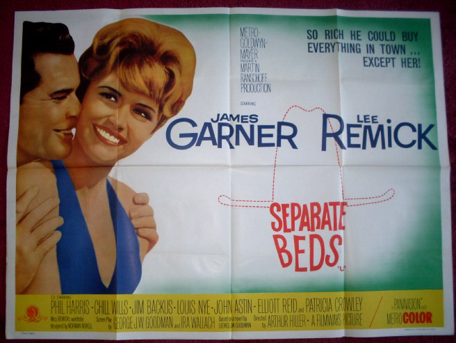SEPARATE BEDS: UK Quad Film Poster